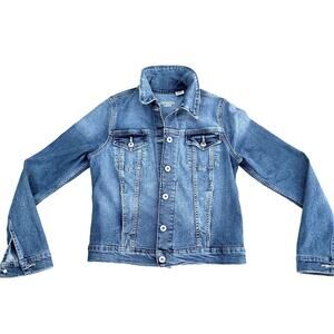 Denizen from Levi's Medium Wash Grunge Western Denim Jacket
